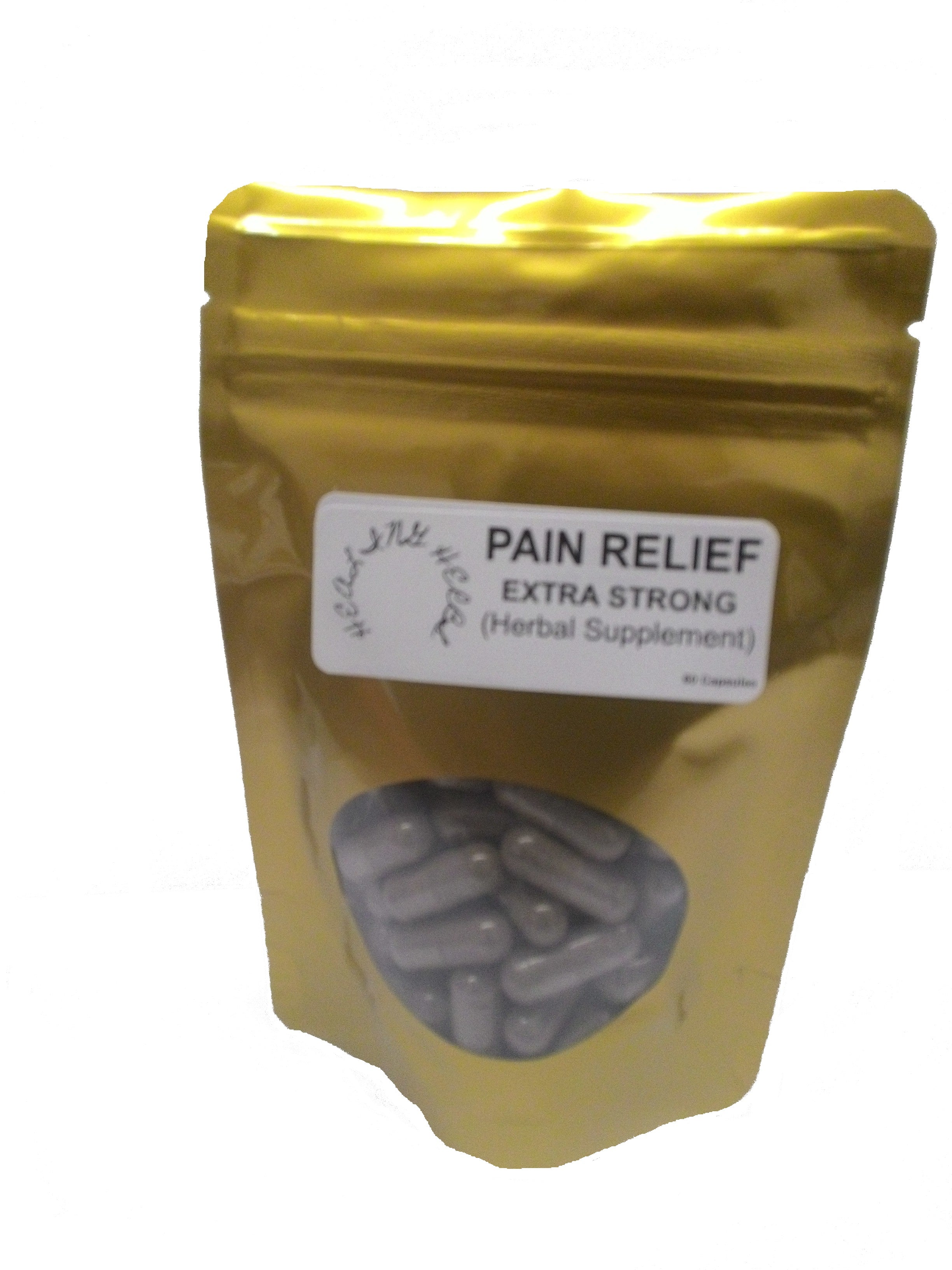 this is the front image of "PAIN RELIEF" herbal supplement, helps for all kind of joint back pinched nerve pain